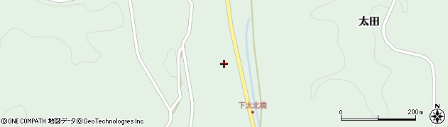 福島県二本松市太田（上太北）周辺の地図