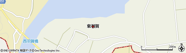 福島県喜多方市高郷町大田賀（東羽賀）周辺の地図