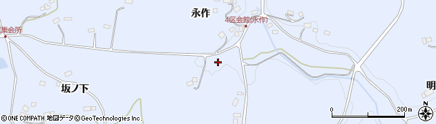 福島県二本松市上川崎永作148周辺の地図