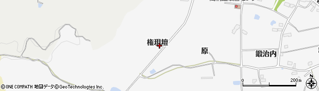 福島県南相馬市原町区高（権現壇）周辺の地図