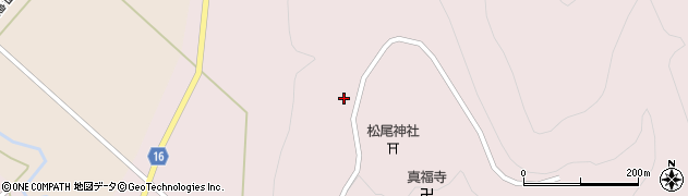福島県西会津町（耶麻郡）尾野本（白山丙）周辺の地図