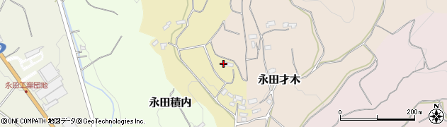 福島県二本松市永田御堂内周辺の地図