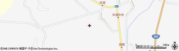 福島県二本松市針道（合戸）周辺の地図