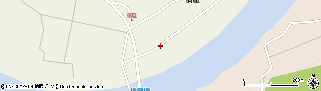 福島県西会津町（耶麻郡）新郷大字三河（中丸）周辺の地図