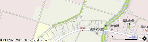 新潟県三条市渡前周辺の地図