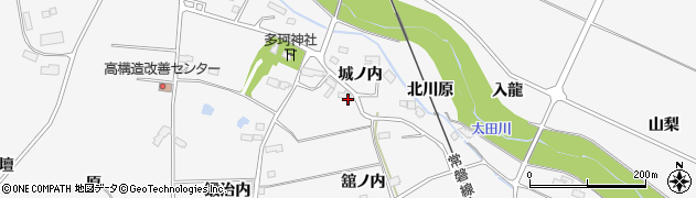 福島県南相馬市原町区高城ノ内周辺の地図