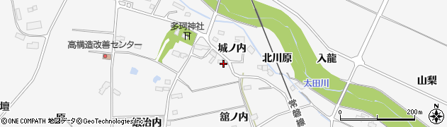 福島県南相馬市原町区高（城ノ内）周辺の地図