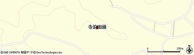 新潟県長岡市寺泊田頭周辺の地図
