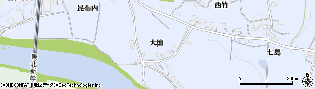 福島県二本松市上川崎（大壇）周辺の地図
