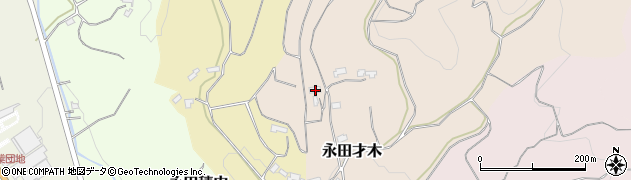 福島県二本松市永田才木268周辺の地図