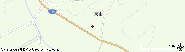 福島県川俣町（伊達郡）山木屋（房由）周辺の地図