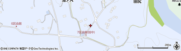 福島県二本松市上川崎（畑中）周辺の地図