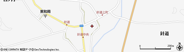 福島県二本松市針道町周辺の地図