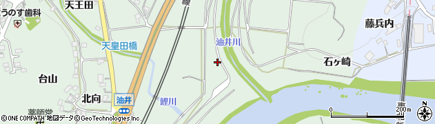 福島県二本松市油井（渋井）周辺の地図