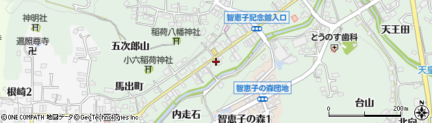 福島県二本松市油井（漆原町）周辺の地図