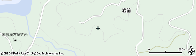 福島県二本松市太田岩前周辺の地図
