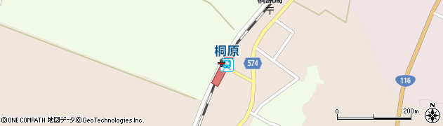 桐原駅周辺の地図