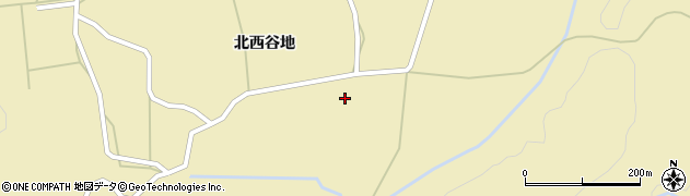 福島県喜多方市高郷町西羽賀（南西谷地）周辺の地図