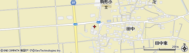 福島県喜多方市塩川町中屋沢道下周辺の地図