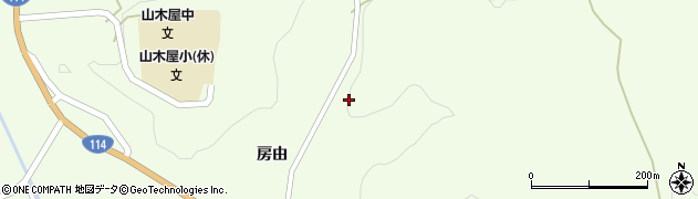 福島県川俣町（伊達郡）山木屋（房由前）周辺の地図