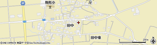 福島県喜多方市塩川町中屋沢村東道北周辺の地図