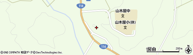 福島県川俣町（伊達郡）山木屋（小塚山）周辺の地図