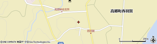 福島県喜多方市高郷町西羽賀和尚堂2292周辺の地図