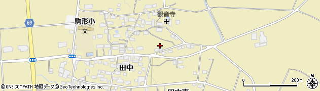 福島県喜多方市塩川町中屋沢台畑周辺の地図