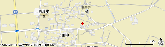 福島県喜多方市塩川町中屋沢（台畑）周辺の地図