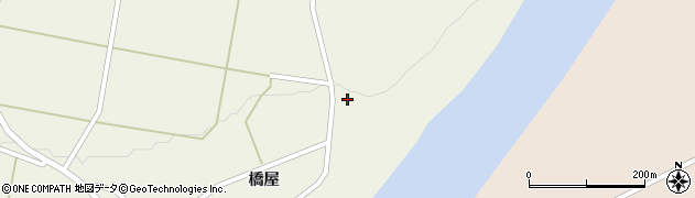 福島県西会津町（耶麻郡）新郷大字三河（島田）周辺の地図