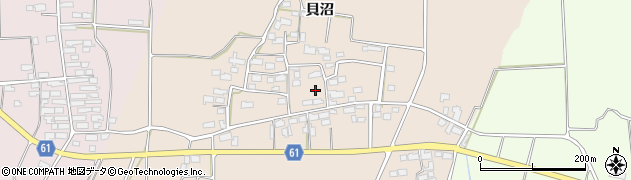 福島県喜多方市塩川町天沼周辺の地図