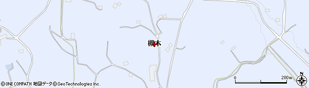 福島県二本松市上川崎（槻木）周辺の地図