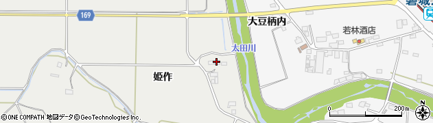 福島県南相馬市原町区益田姫作周辺の地図