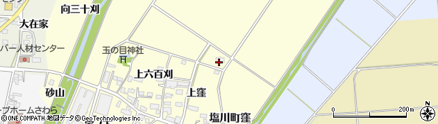 福島県喜多方市塩川町窪（鶴巻）周辺の地図