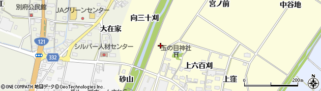 福島県喜多方市塩川町窪宮ノ下周辺の地図