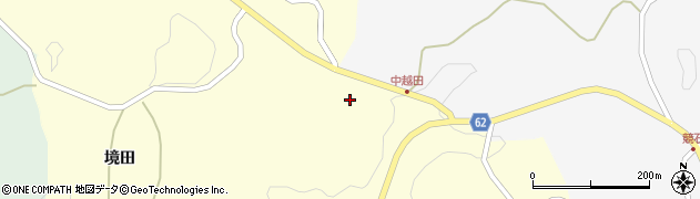 福島県二本松市木幡上越周辺の地図