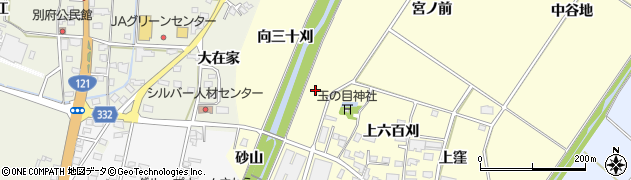 福島県喜多方市塩川町窪（宮ノ下）周辺の地図