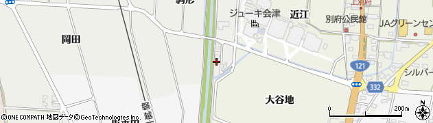 福島県喜多方市塩川町新江木駒形95周辺の地図