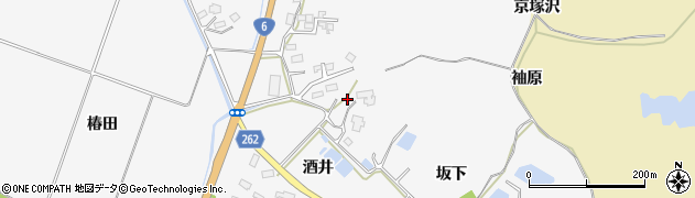 福島県南相馬市原町区大甕（酒井）周辺の地図