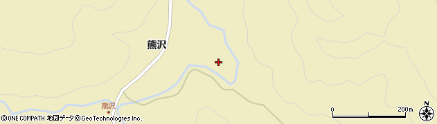 福島県西会津町（耶麻郡）宝坂大字屋敷（森越）周辺の地図