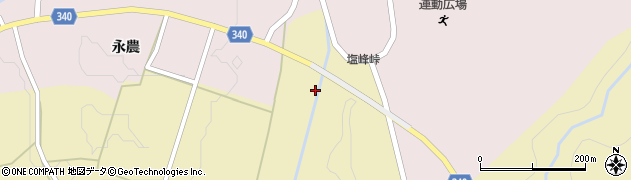 福島県喜多方市高郷町西羽賀鞍掛周辺の地図