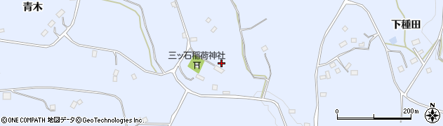 福島県二本松市上川崎三ツ石周辺の地図