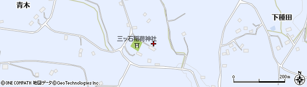 福島県二本松市上川崎（三ツ石）周辺の地図