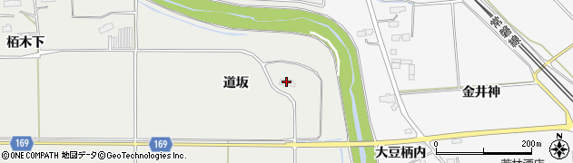 福島県南相馬市原町区益田（道坂）周辺の地図