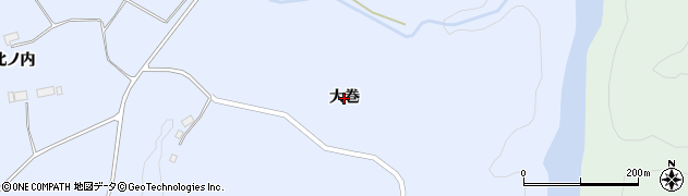 福島県二本松市上川崎（大巻）周辺の地図