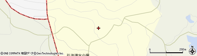 福島県耶麻郡猪苗代町後磐梯山周辺の地図