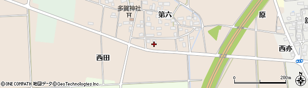 福島県喜多方市塩川町天沼雲雀町周辺の地図