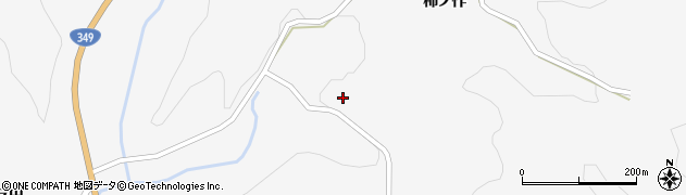福島県二本松市針道（楢崎）周辺の地図