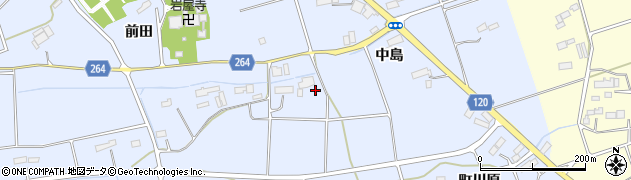 福島県南相馬市原町区上太田（中島）周辺の地図