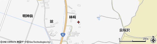 福島県南相馬市原町区大甕林崎206周辺の地図